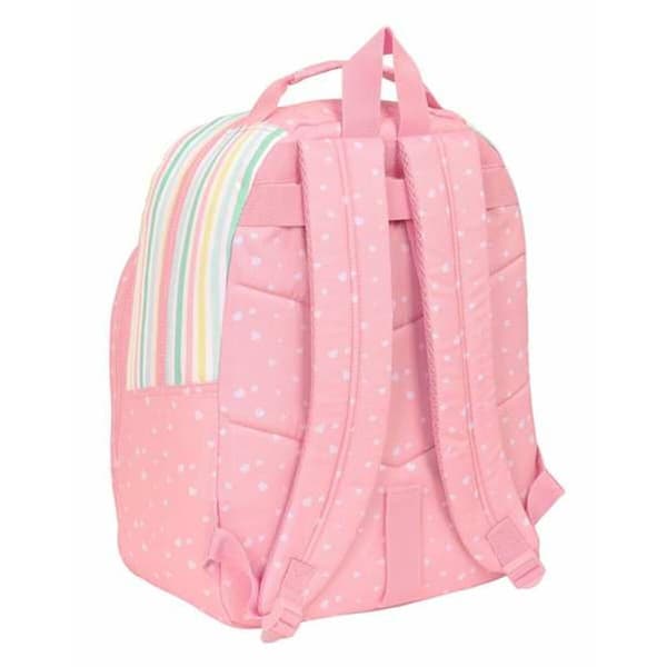Skolryggsäck BlackFit8 Globitos Rosa 32 x 42 x 15 cm