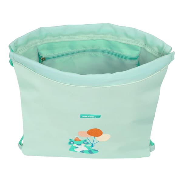 Skopåse med remmar Safta Fiesta Grön 26 x 34 x 1 cm