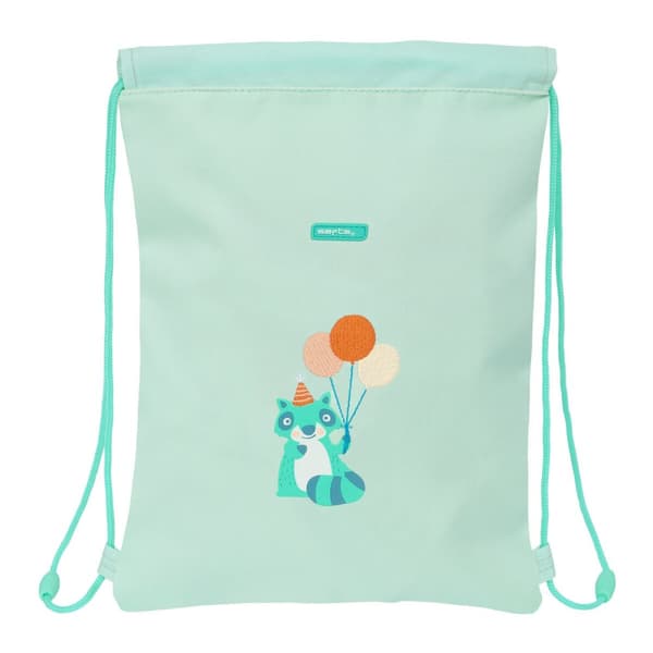 Skopåse med remmar Safta Fiesta Grön 26 x 34 x 1 cm
