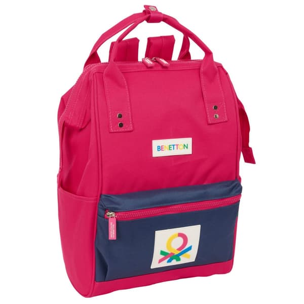 Ryggsäck Casual Benetton benetton Cerise Marinblå