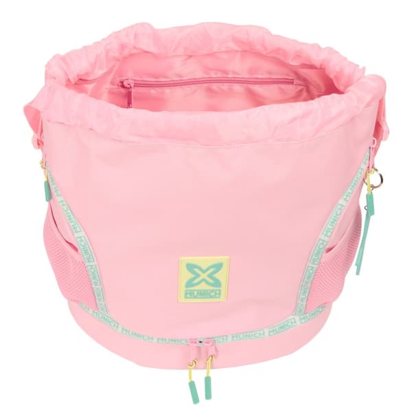 Skopåse med remmar Munich Candy Rosa 35 x 40 x 1 cm