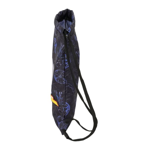 Skopåse med remmar Spider-Man Attack Svart 26 x 34 x 1 cm