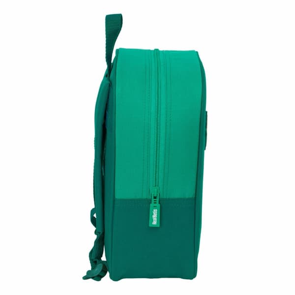 Barnryggsäck Real Betis Balompié Grön 22 x 27 x 10 cm