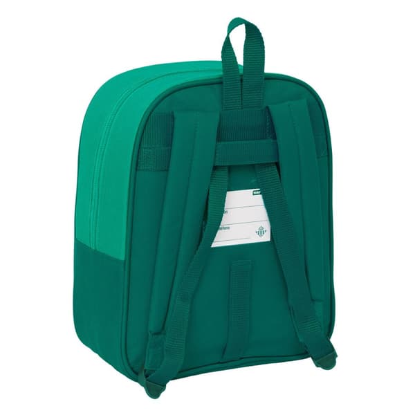 Barnryggsäck Real Betis Balompié Grön 22 x 27 x 10 cm