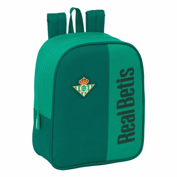 Barnryggsäck Real Betis Balompié Grön 22 x 27 x 10 cm