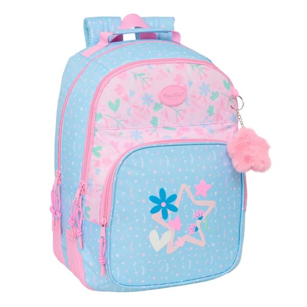 Skolryggsäck BlackFit8 Smile Blå Rosa 32 x 42 x 15 cm