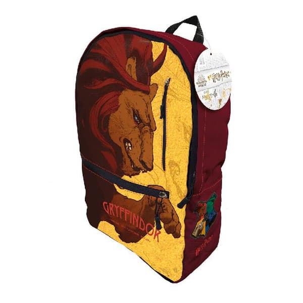Ryggsäck - HARRY POTTER - Gryffindor - Brun - Blandat - Vadderade remmar