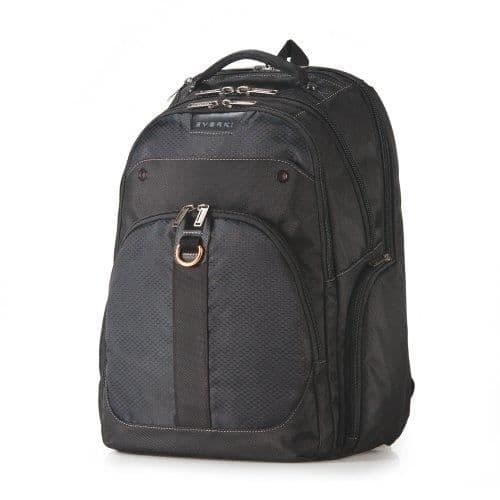 EVERKI ATLAS nylon ryggsäck för bärbar dator - Svart - 13"/17,3"