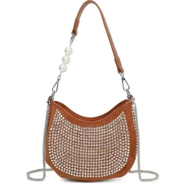 Glänsande kvällsväska (clutch bag) - många härliga färger