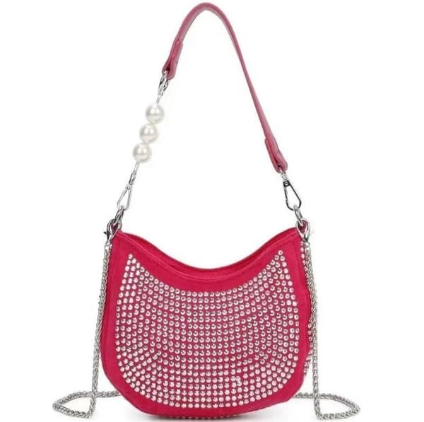 Glänsande kvällsväska (clutch bag) - många härliga färger