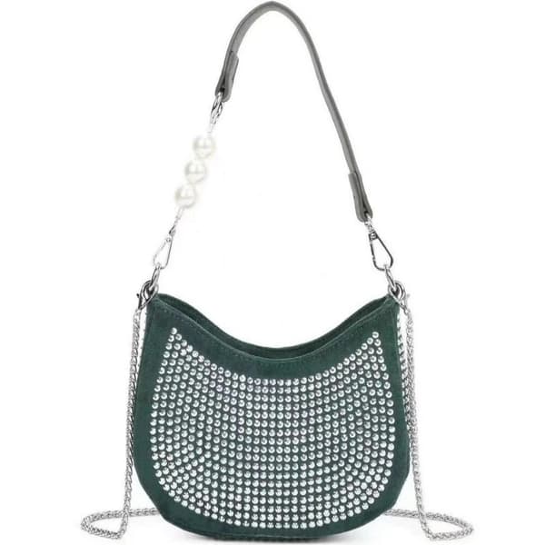 Glänsande kvällsväska (clutch bag) - många härliga färger