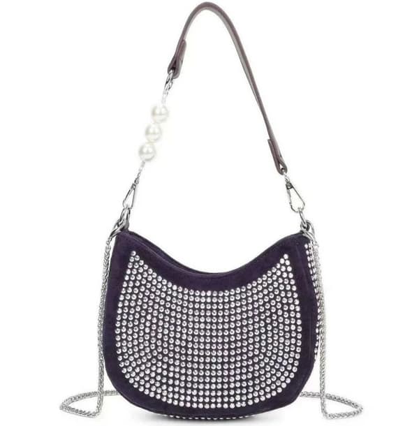 Glänsande kvällsväska (clutch bag) - många härliga färger