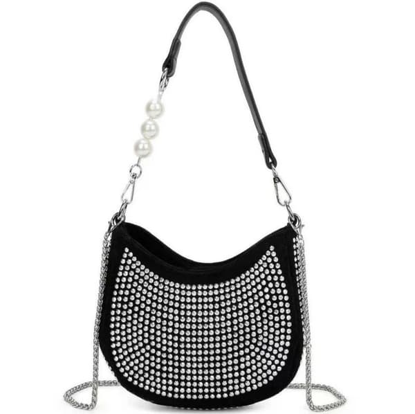 Glänsande kvällsväska (clutch bag) - många härliga färger