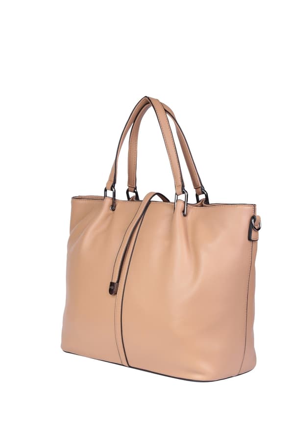 Faux leather shopping bag - several colors