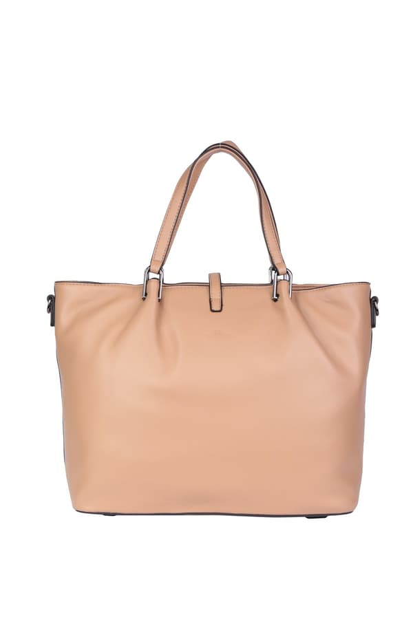 Faux leather shopping bag - several colors