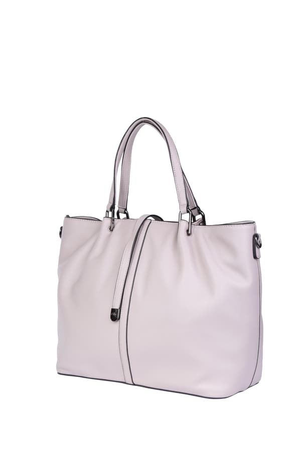 Faux leather shopping bag - several colors