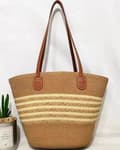 Pikkukuva 4 / 10: Bohemian wicker tote bag - several color variations