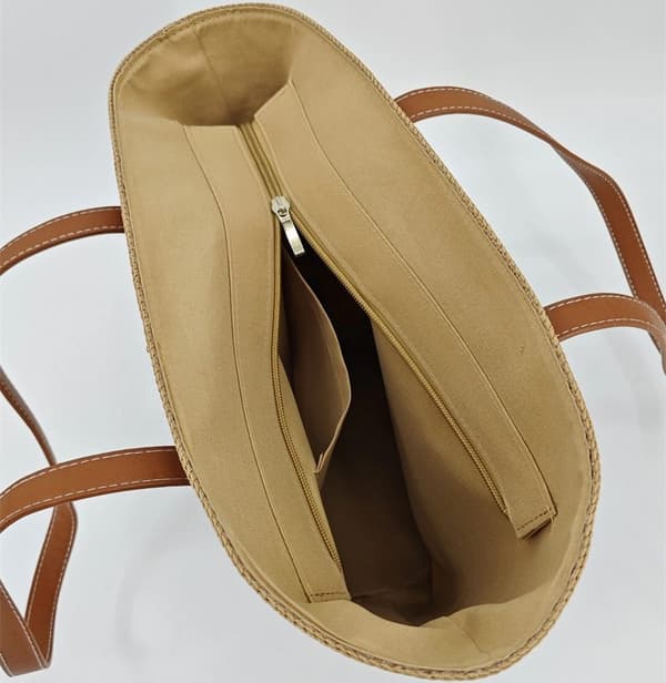 Bohemian wicker tote bag - several color variations