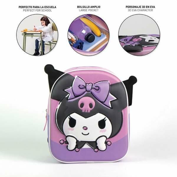 Børnetaske Hello Kitty Lilla