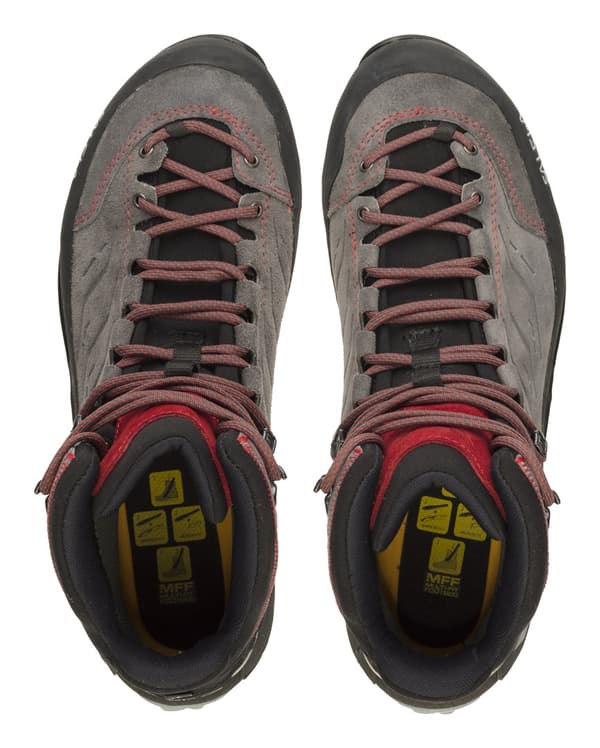 Salewa MTN Trainer Mid GTX Herre Voksen Trækulsgrå, Grå, Rød