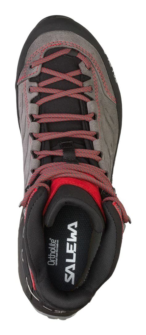 Salewa MTN Trainer Mid GTX Herre Voksen Trækulsgrå, Grå, Rød