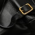 Miniatyrbillede 8 af 10: Pre-owned Gucci Calfskin Bamboo Drawstring Backpack Black