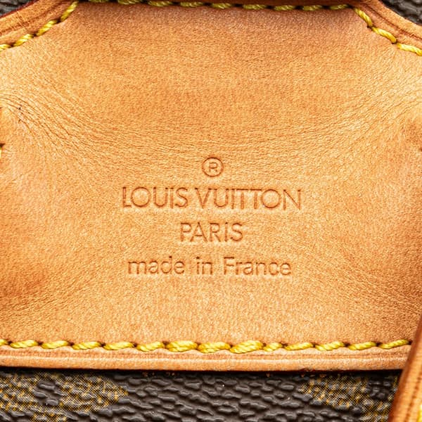 Pre-owned Louis Vuitton Monogram Montsouris MM Brown