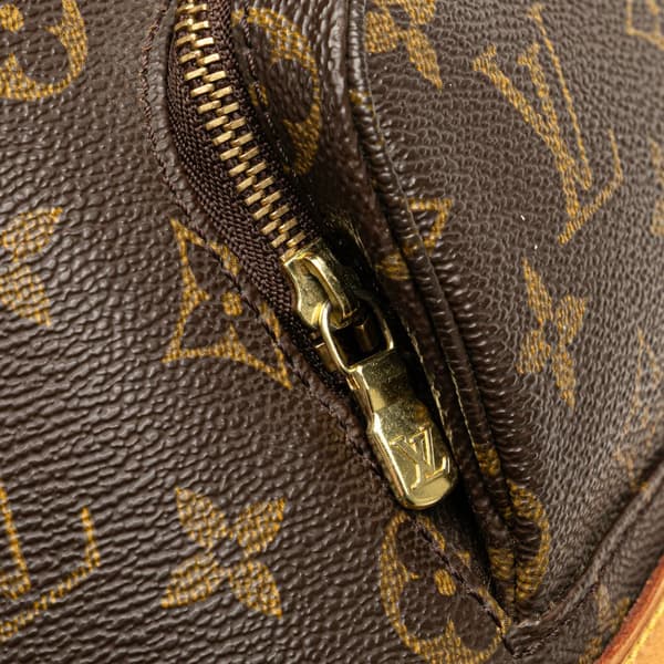 Pre-owned Louis Vuitton Monogram Montsouris MM Brown