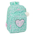 Miniatyrbillede 1 af 3: Skoletaske Safta Cuore Mint 30 x 46 x 14 cm