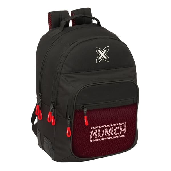 Skolryggsäck Munich Vulcan Svart 32 x 42 x 15 cm