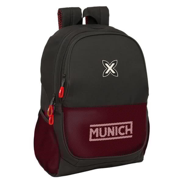 Koululaukku Munich Vulcan Musta 32 x 44 x 16 cm