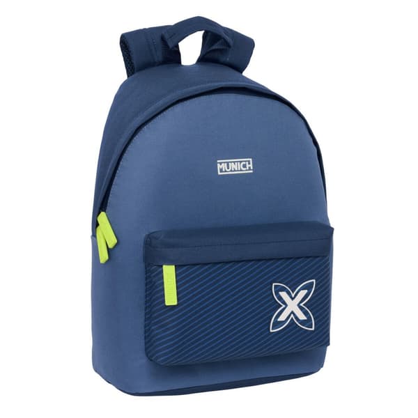 Skolebag Munich munich Blå 31 x 41 x 16 cm