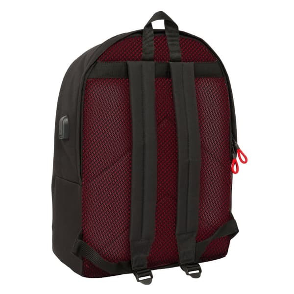 Koululaukku Munich +usb munich Musta 31 x 44 x 18 cm