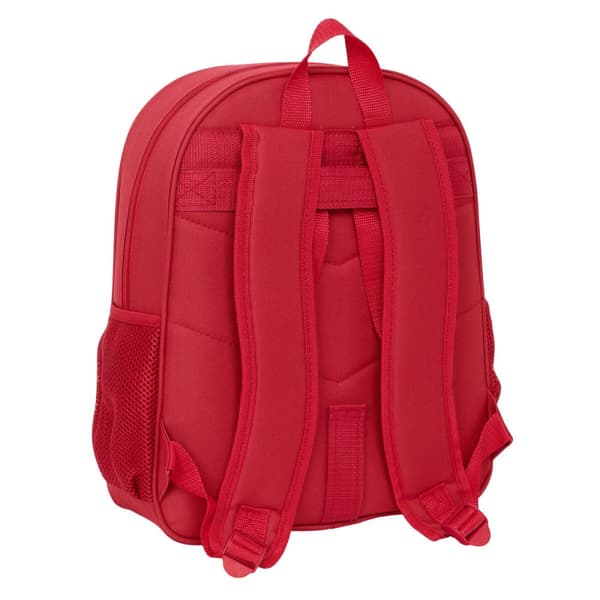 Skolebag Sevilla Fútbol Club Rød 32 x 38 x 12 cm
