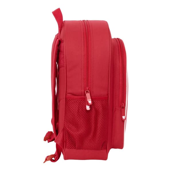 Skolebag Sevilla Fútbol Club Rød 32 x 38 x 12 cm