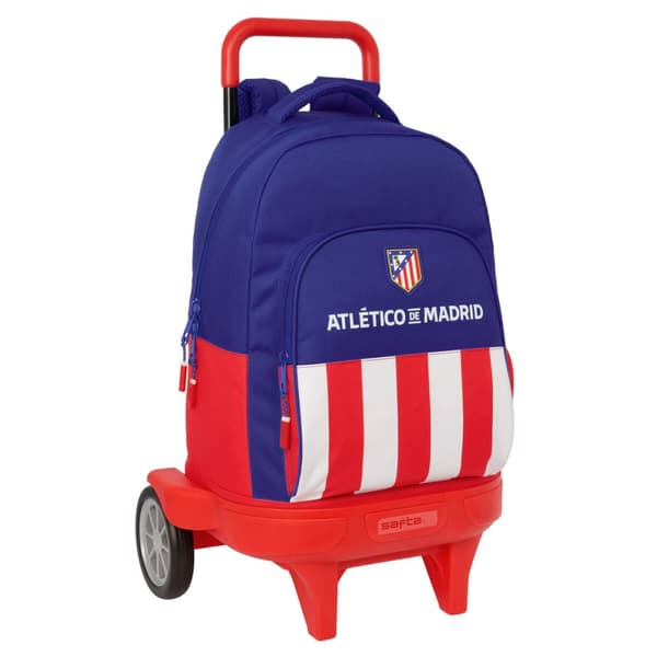 Skolebag Atlético Madrid Blå Hvit Rød 33 x 45 x 22 cm