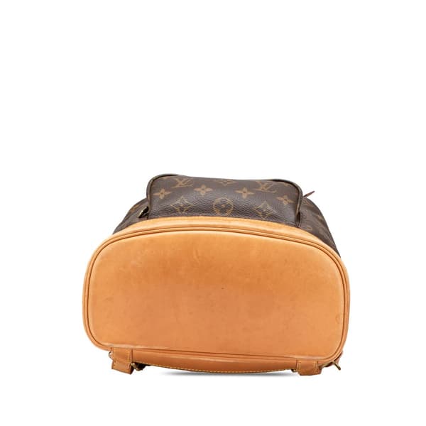Pre-owned Louis Vuitton Monogram Montsouris MM Brown