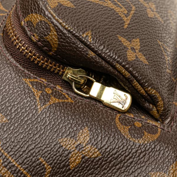 Pre-owned Louis Vuitton Monogram Montsouris MM Brown