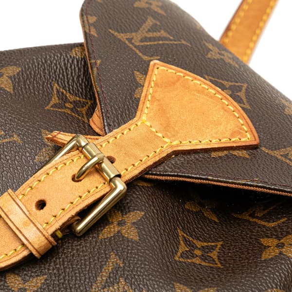 Pre-owned Louis Vuitton Monogram Montsouris MM Brown