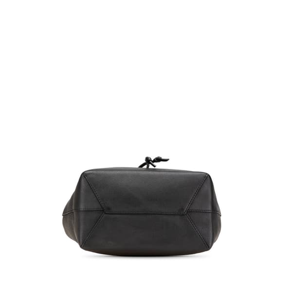 Pre-owned Louis Vuitton Taurillon Lockme Backpack Black