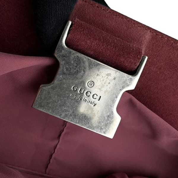 Pre-owned Gucci Small GG Supreme Blooms Single Buckle Backpack Brown