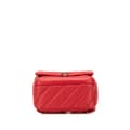 Miniatyrbild 3 av 10: Pre-owned Bvlgari Leather Serpenti Cabochon Backpack Red