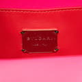 Miniatyrbild 5 av 10: Pre-owned Bvlgari Leather Serpenti Cabochon Backpack Red