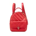 Miniatyrbild 1 av 10: Pre-owned Bvlgari Leather Serpenti Cabochon Backpack Red