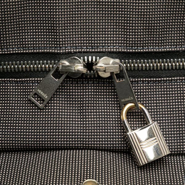 Pre-owned Hermès Canvas Herline Backpack MM Gray