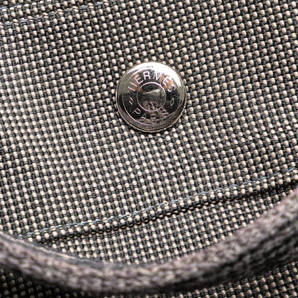 Pre-owned Hermès Canvas Herline Backpack MM Gray