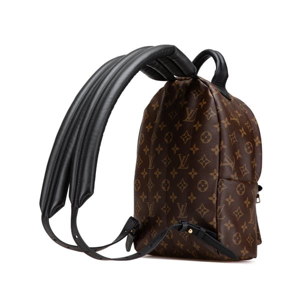 Pre-owned Louis Vuitton Monogram Palm Springs PM Brown