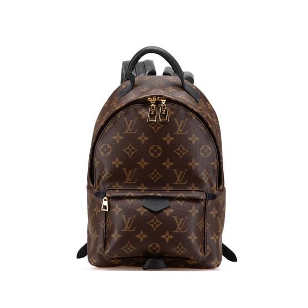 Pre-owned Louis Vuitton Monogram Palm Springs PM Brown