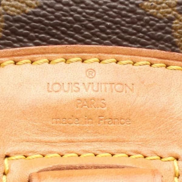 Pre-owned Louis Vuitton Monogram Mini Montsouris Brown