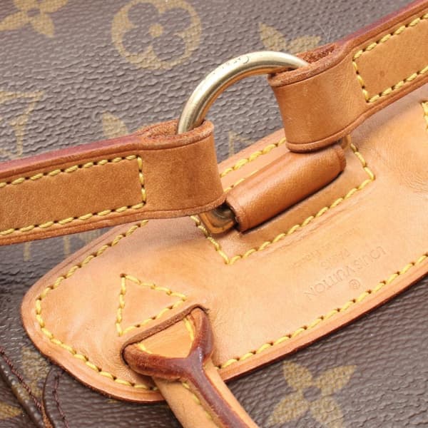 Pre-owned Louis Vuitton Monogram Mini Montsouris Brown